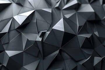 Obraz premium Abstract Black Geometric Background