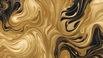 gold ink liquid background 
