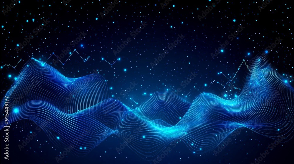Aufkleber Big data is an abstract concept which integrates advanced algorithms and vast amounts of information for innovation purposes.