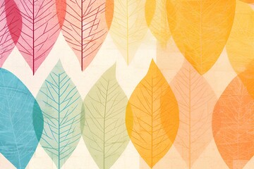Obraz premium autumn leaves background made by midjourney
