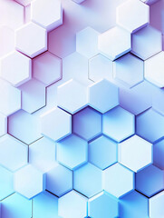 Fototapeta premium Hexagons pattern Geometric abstract background