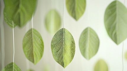 "Vibrant Green Leaves: A Mesmerizing Cascade of Nature's Beauty Unfolding in Every Detail"






