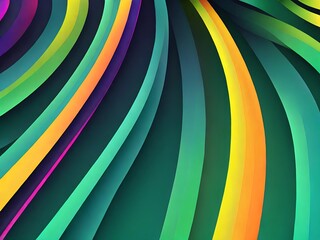 Obraz premium gradient pattern of light green color with neon lines banner pattern AI generated