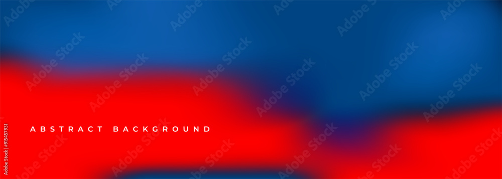 Aufkleber bright red and blue holographic background. abstract liquid gradient creative banner. blurred soft b