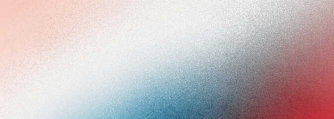 gradient Tomato Red , Ocean Blue, White Grainy noisy background 