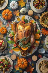Paper Cut Brings Whimsical Thanksgiving Feast to Life