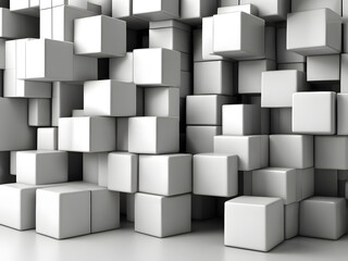 Obraz premium abstract background made of cubes,abstract cube background,abstract 3d background,black and white cubes