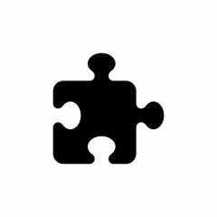 puzzle shape detail teamwork icon