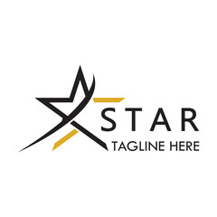 Fototapeta premium star logo template vector icon illustration design-vector