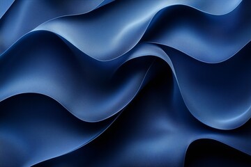 Obraz premium Dark blue abstract curve background