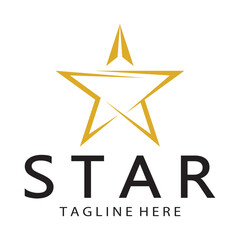 star logo template vector icon illustration design-vector