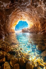 Cavern exploration spelunking adventure