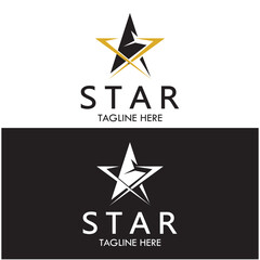 star logo template vector icon illustration design-vector