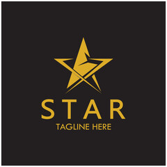 star logo template vector icon illustration design-vector
