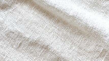 White Linen Fabric Texture