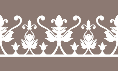 Ornamental pattern - decorative strip from the flag of Valencia