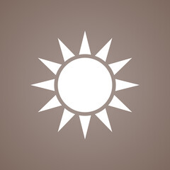 Sun - symbol from the flag of Taiwan