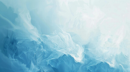 Obraz premium Light Blue Abstract Motion, Generative AI Illustration