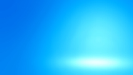 studio displays blank background in blue color with glow light
