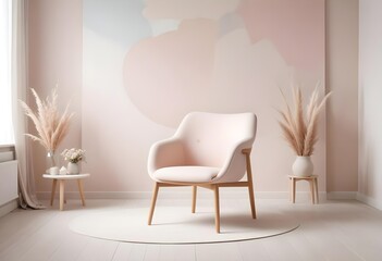 design scene with a chair
