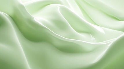 Obraz premium Soothing 3D light green background with soft textures and gentle lighting, creating a calm and peaceful effect.