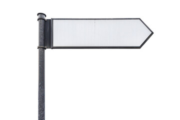 Obraz premium Arrow Signboard Isolated on White Background