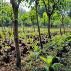 Obraz premium trees in fruit likes fruits .. lets plant trees normally likes nature .. Let the trees be planted in the trees