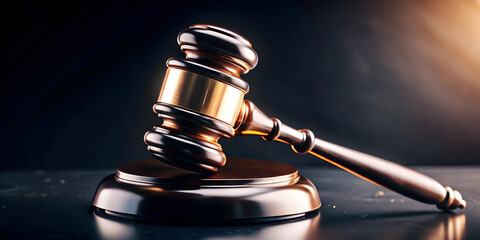 Bidding icon with copy space for infographics. Ideal for conveying auction insights visually. Photo stock concept.