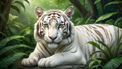portrait of a bengal tiger