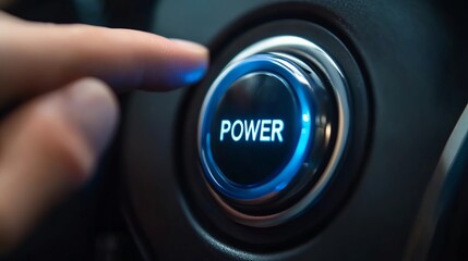 power button in car