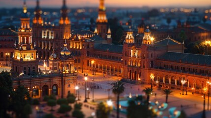 Fototapeta premium The Plaza de EspaÃ±a