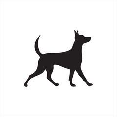 Dog silhouette vector