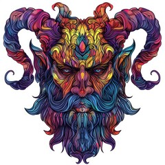 Red Skeleton Dragon Monster Head