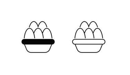 Eggs icon design with white background stock illustration