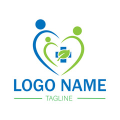 logo desing about health , medicine, herbal medicine