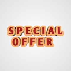 Special Offer poster logo super sale. Big sale 