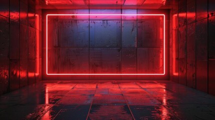 Black friday red neon wall Black Friday