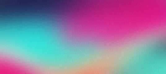 Abstract background with a grainy texture and a blurred gradient of colors from blue to pink