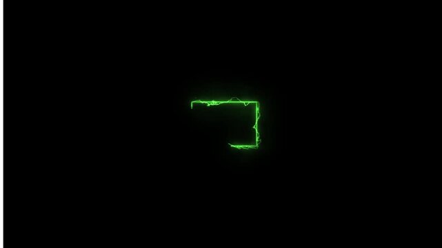 Coloured Rectriangle animation on black colour background.colourful neon template black colour background concert wall neon gradient web element
