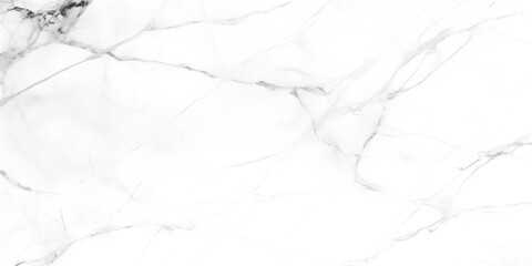 Obraz premium High-quality white marble pattern with delicate grey veins, suitable for countertops, flooring, and wall cladding in upscale interiors