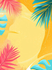 Summer theme abstract background 