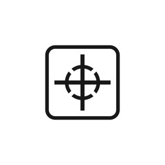 Obraz premium Focus icon, Focus logo, Focus vector, focus logo vector, Focus target logo , Focus target logo vector