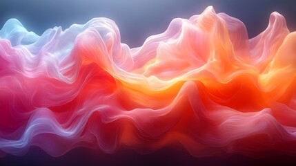 Obraz premium vibrant colorful wave abstract background