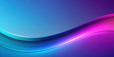 Obraz premium Blue and purple gradient background with a curved shape , gradient, colorful, abstract, design, vibrant, backdrop, modern