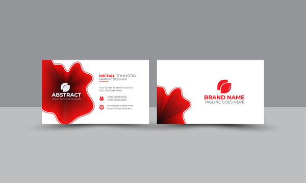 Professional Business Card Design, Matte Finish, and a Classic Red Color Scheme, Featuring a Creative and Customizable Layout, Perfect for Real Estate Branding.