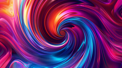 Swirling Abstract Background Colorful Vibrant Hue Pink blue yellow circle vortex twirl spiral