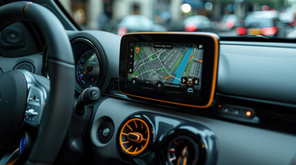 Advanced GPS navigation system in a smart car