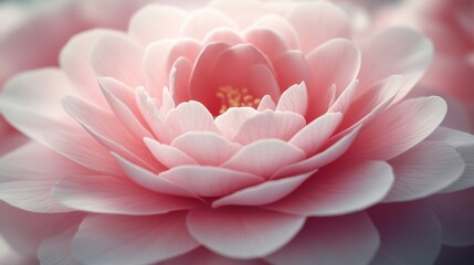 A detailed image of a camellia flower, highlighting its perfectly formed petals and subtle shades.