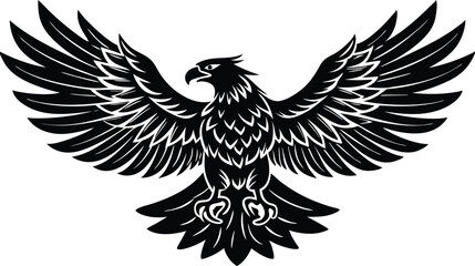 eagle tattoo vector
