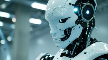 Fototapeta premium Advanced robotics in industrial automation